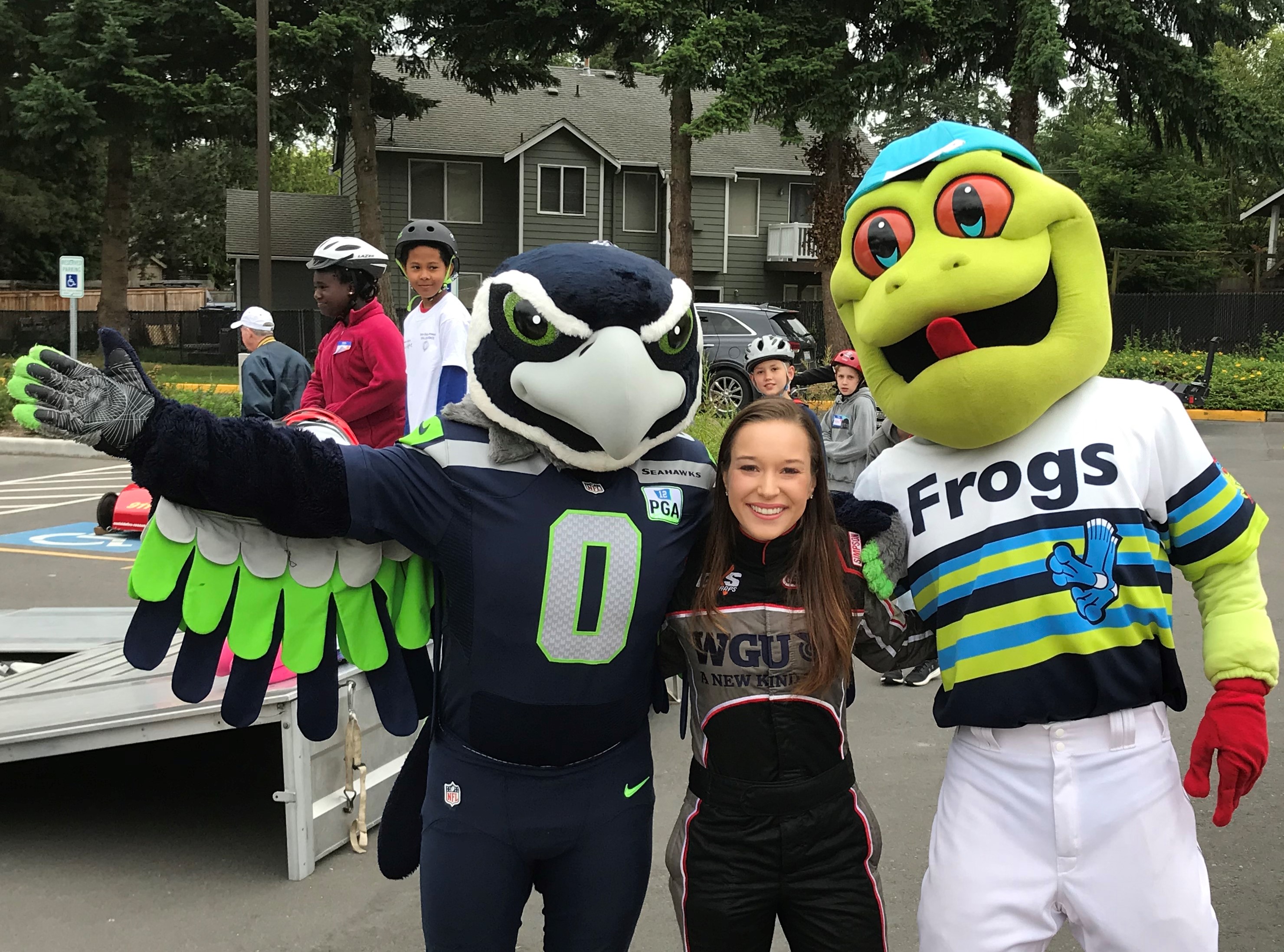 Everett AquaSox Webbly Mascot Costume