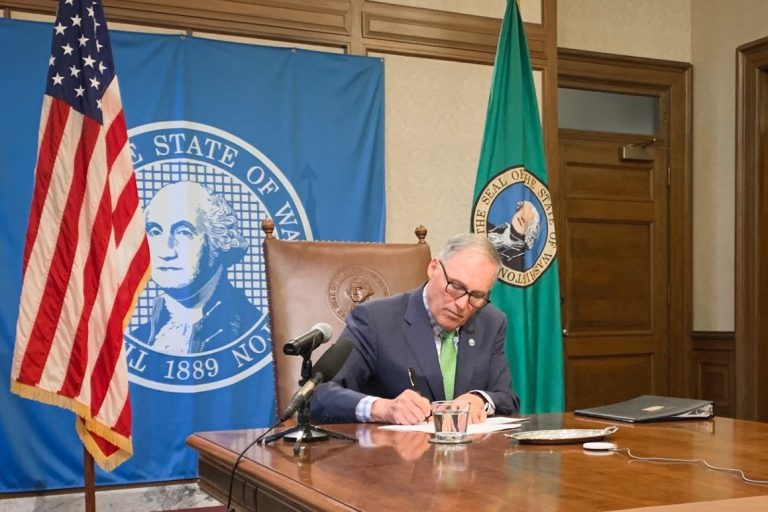 jay inslee signed bill package in response to state COVID-19 efforts