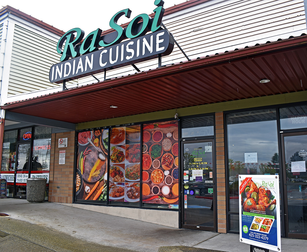 RaSoi Healthy Authentic Indian Cuisine Lynnwood Times   Outside Of RaSoi 