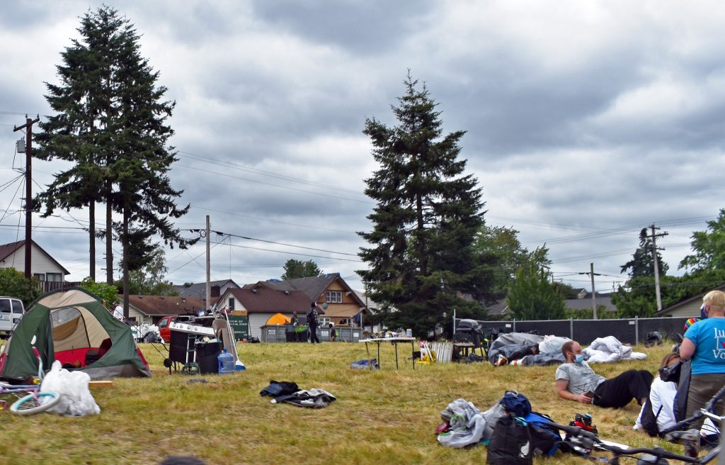 Everett encampment