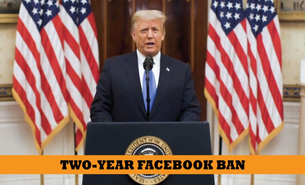 Facebook suspend Trump