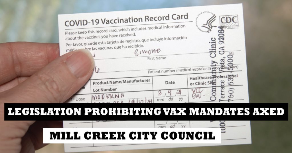 vaccine mandate mill creek