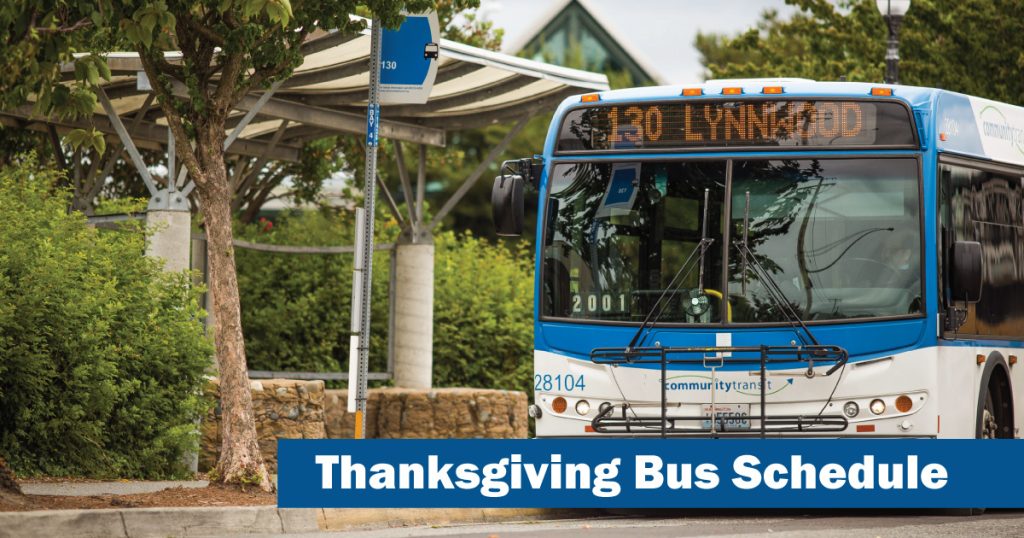 community transit thanksgiving