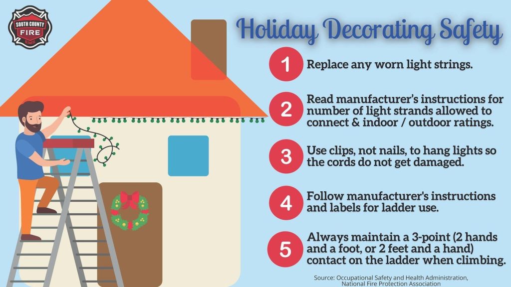 holiday decorating safety