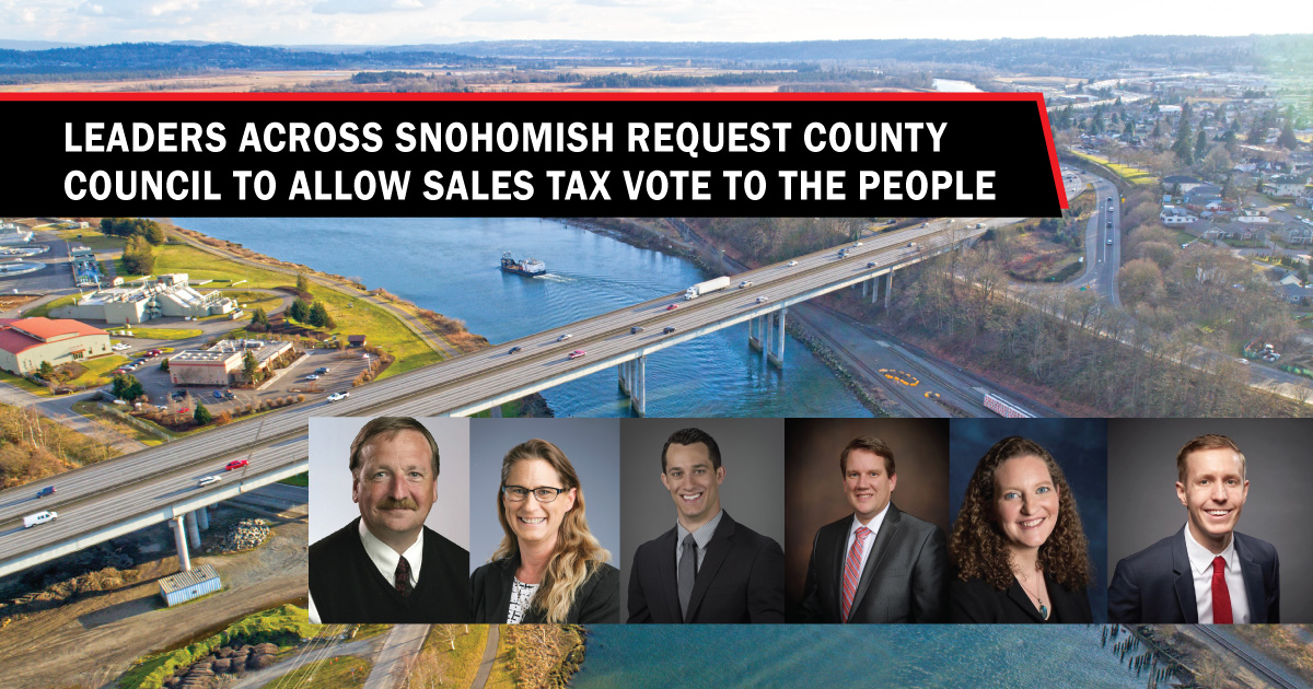 Over 50 elected leaders demand a public vote on Snohomish County sales