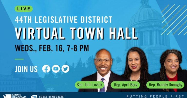 44th District virtual town hall