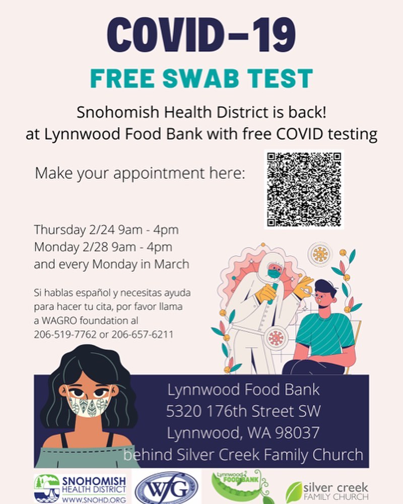 lynnwood food bank covid testing