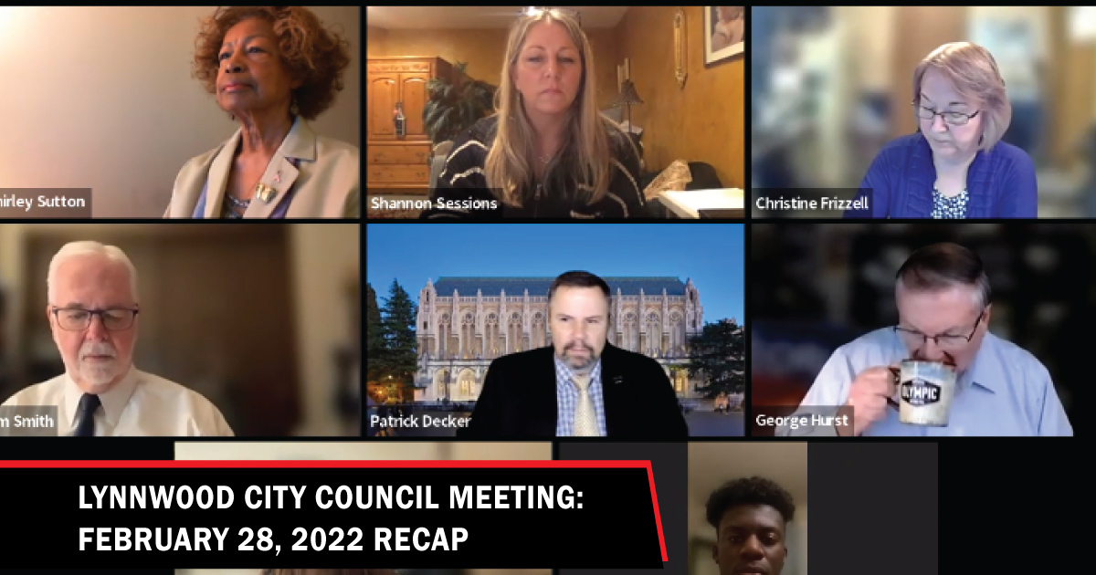 Lynnwood CC discusses tax relief, council safety, and brings in new