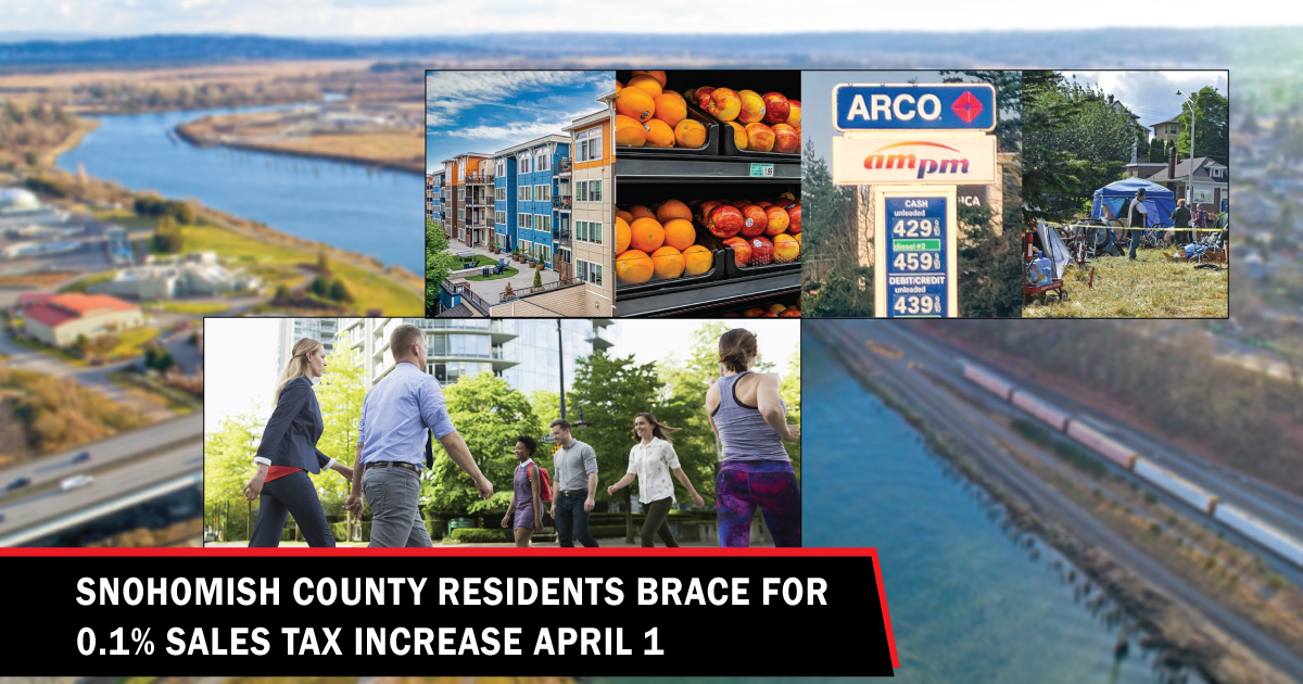 Snohomish County residents brace for 0.1 sales tax increase April 1