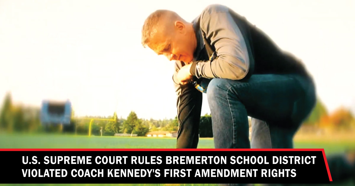 Supreme Court rules Bremerton football coach has right to pray with  students after game - Lynnwood Times