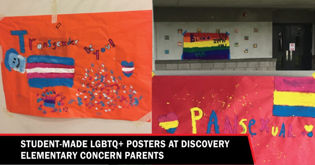 LGBTQ+ posters Discovery Elementary