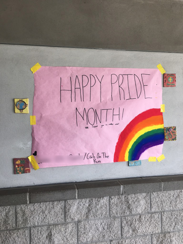 LGBTQ+ posters Discovery Elementary