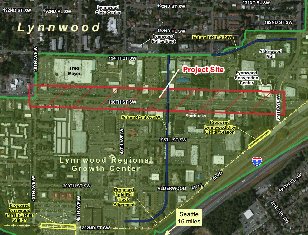 How to get to Alderwood Mall Pkwy & Beech Rd in Lynnwood by Bus?