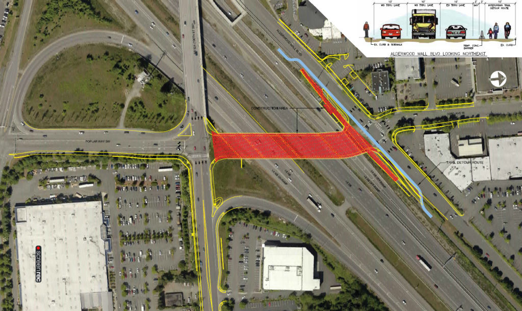 Lynnwood Wa Usa Por Volta De Dezembro De 2022 : Vista Aproximada