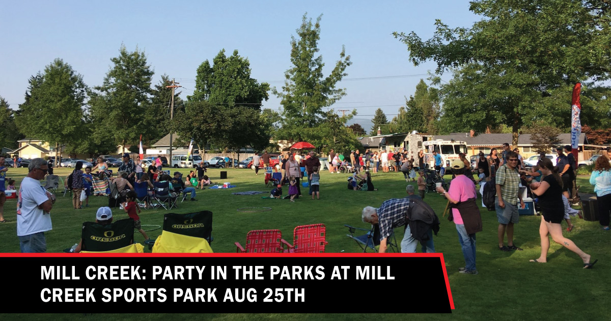 Fiesta en los parques de Mill Creek Sports Park