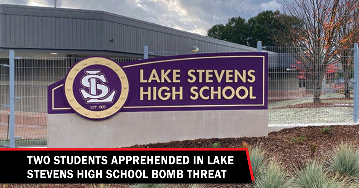 Two students apprehended in Lake Stevens High School bomb threat