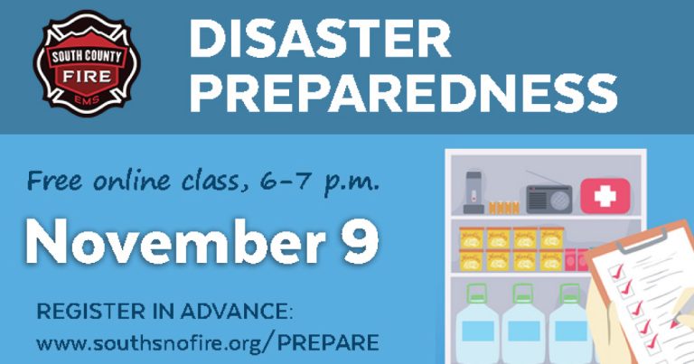 disaster prep class