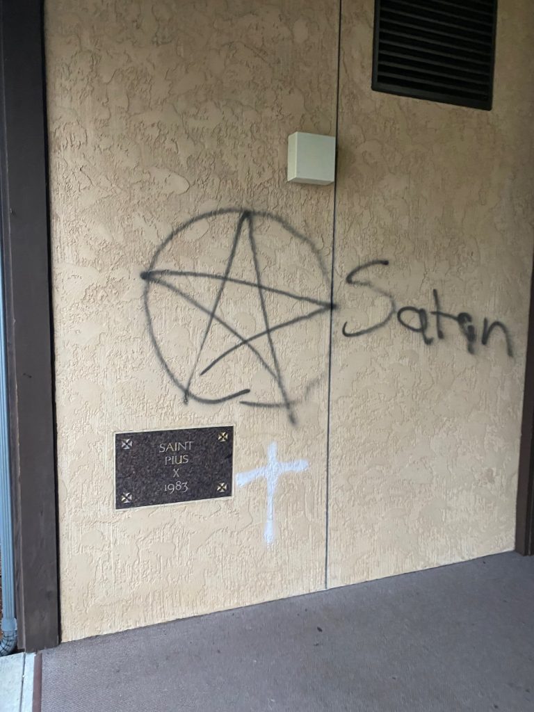 church vandalized