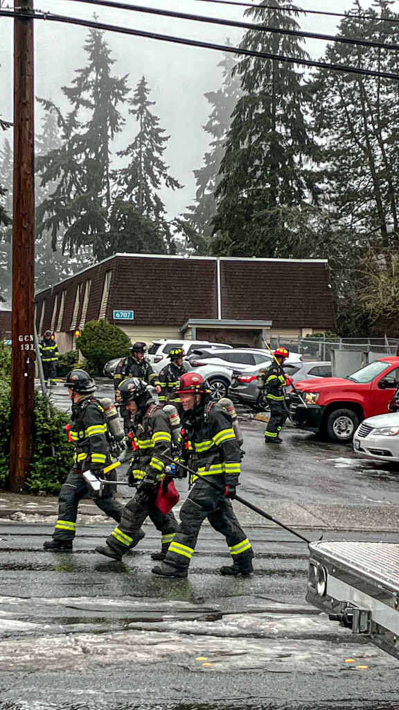 Lynnwood townhome fire