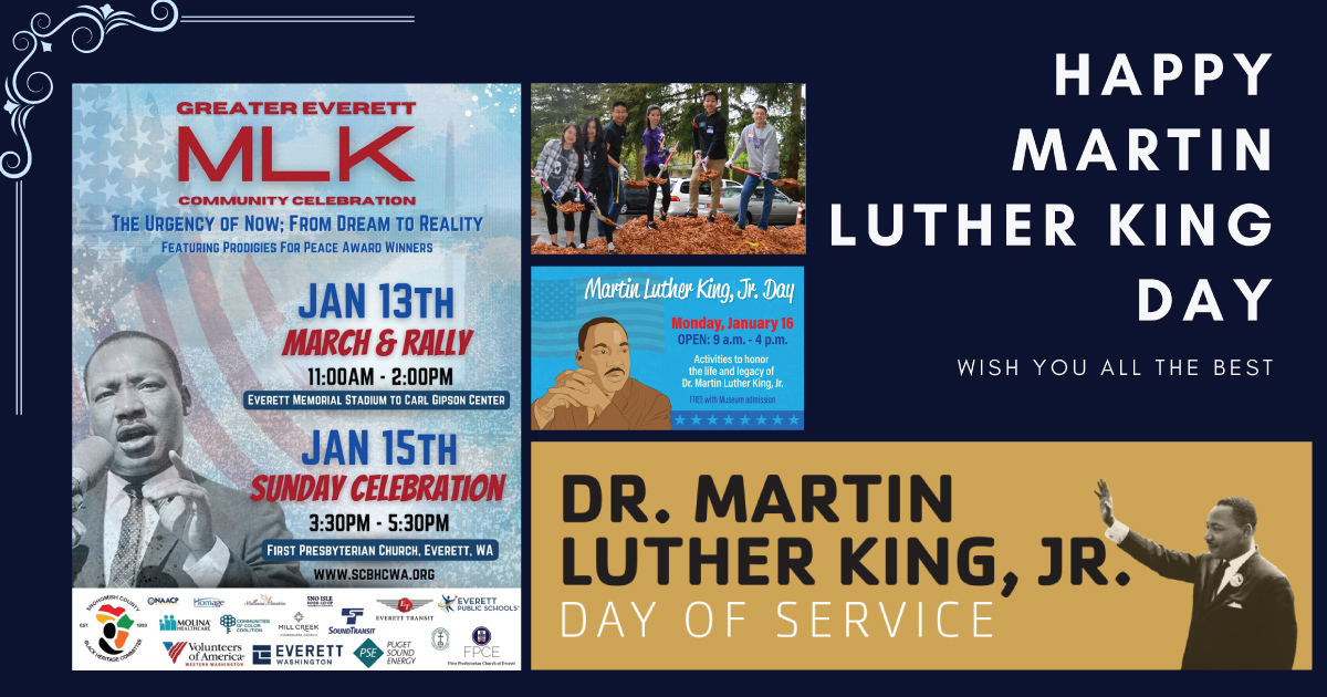 MLK community celebrations kicks off this weekend in Everett Lynnwood