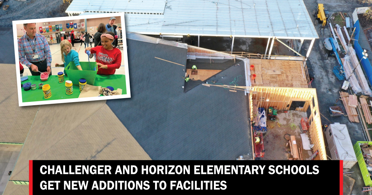 Challenger and Horizon Elementary schools get new additions to facilities