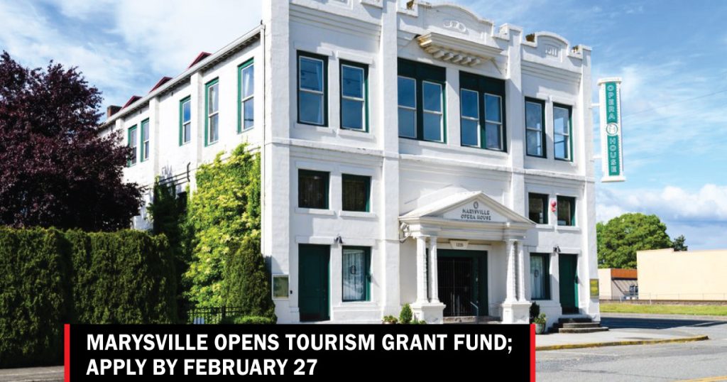 marysville tourism grant