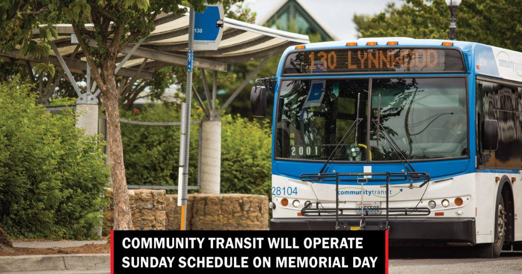 Community Transit Memorial Day