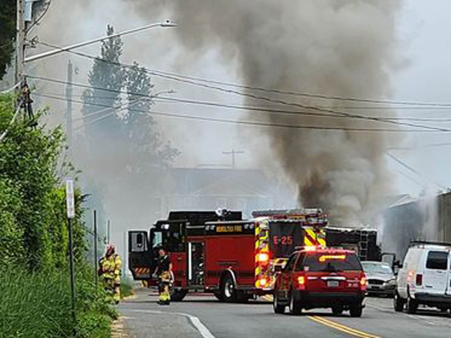Mukilteo firefighters respond to RV fire near Speedway Lynnwood Times