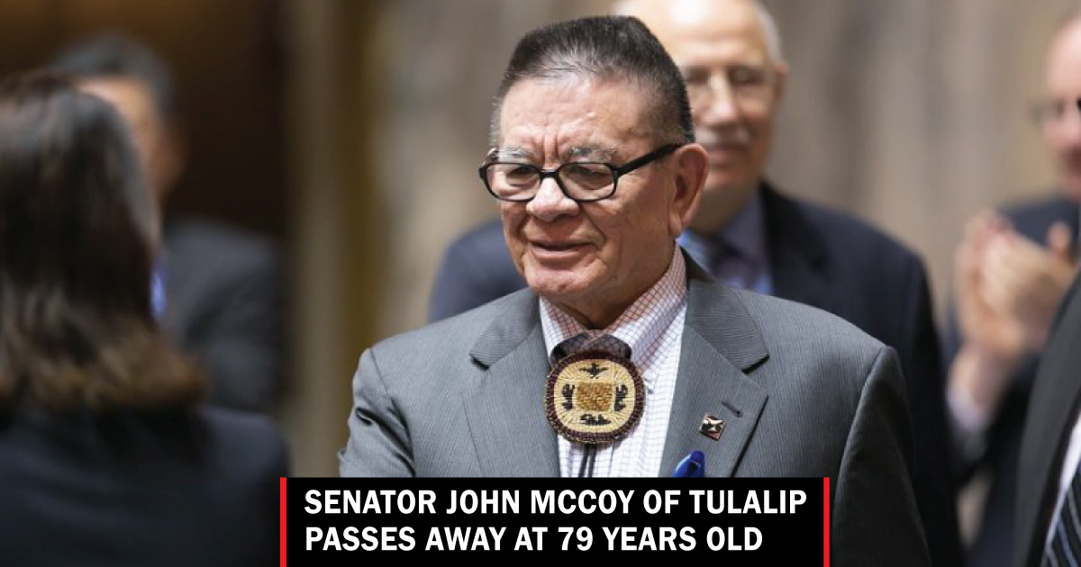 Senator John McCoy of Tulalip passes away at 79 years old Lynnwood Times