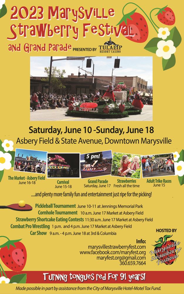 Marysville Strawberry Festival returns this Saturday through June 18