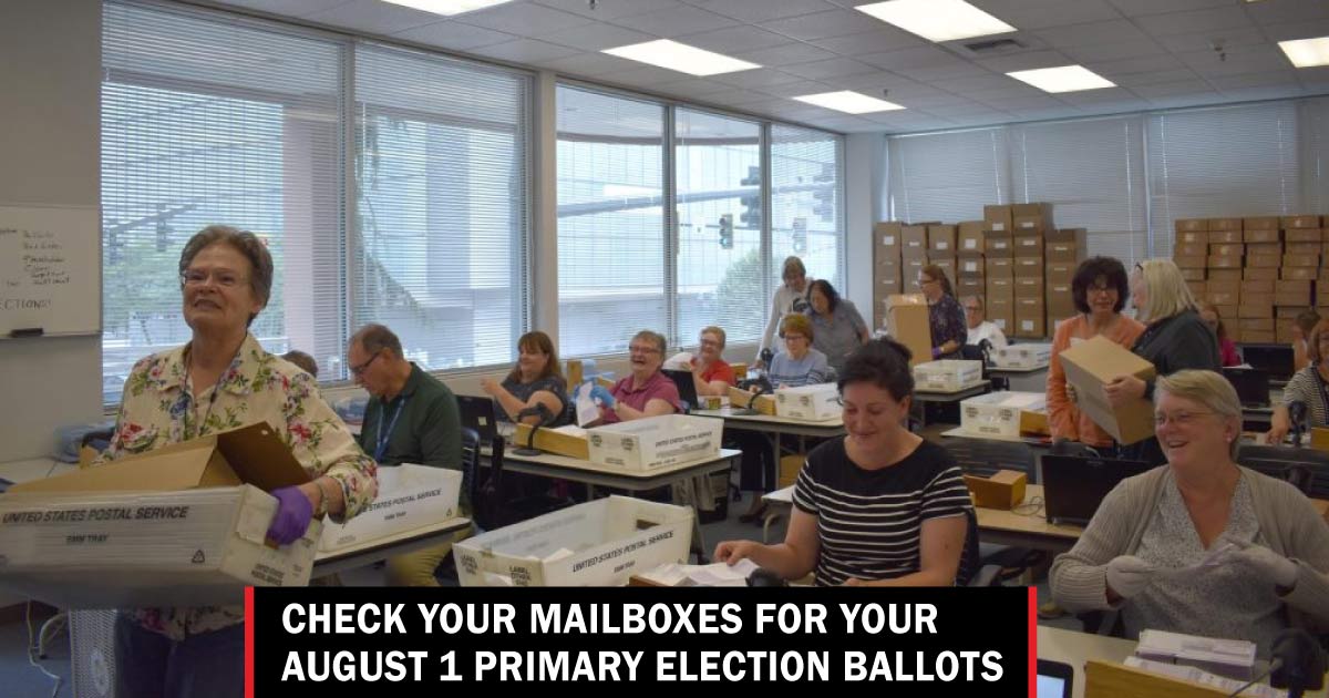 Check Your Mailboxes For Your August Primary Election Ballots Lynnwood Times