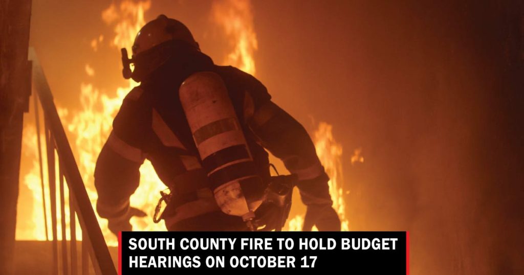South County Fire budget