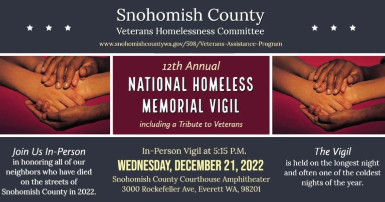 Homeless Memorial Vigil