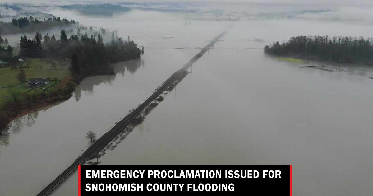 Emergency Proclamation issued for Snohomish County Flooding Lynnwood