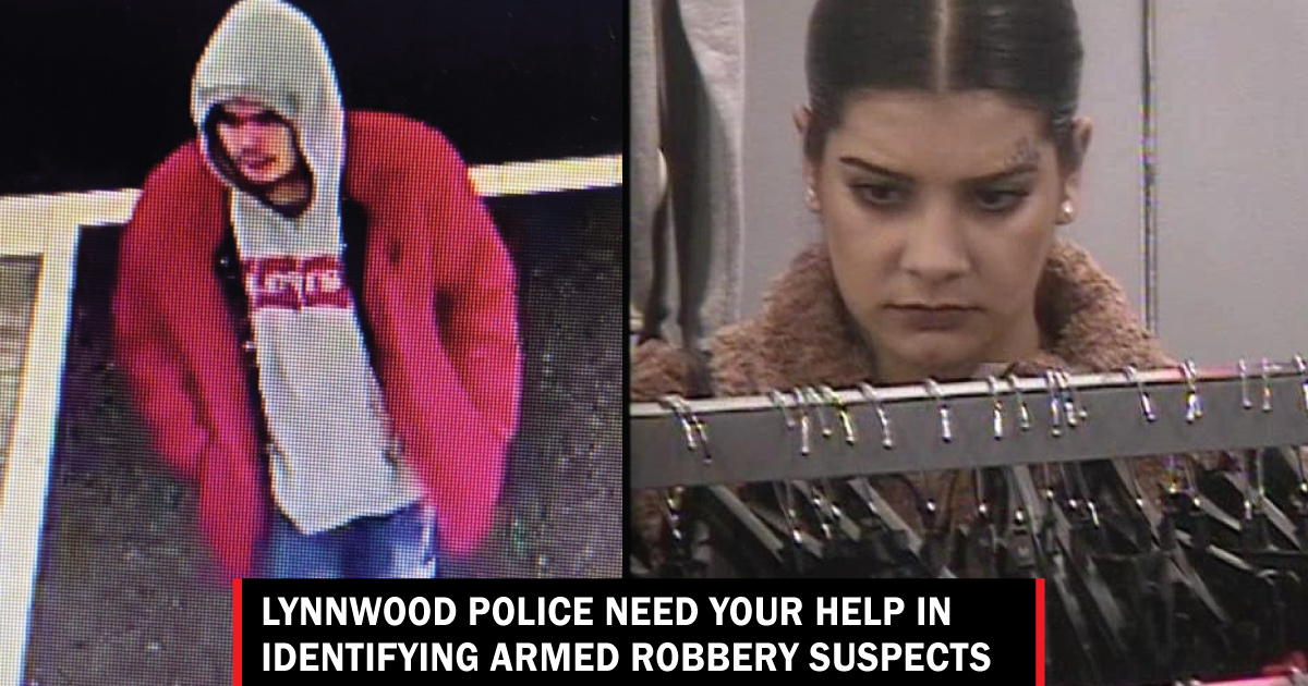 Lynnwood police need your help in identifying armed robbery suspects ...