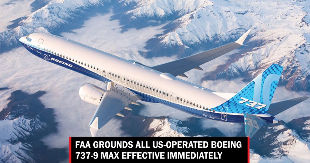 FAA boeing 737-9