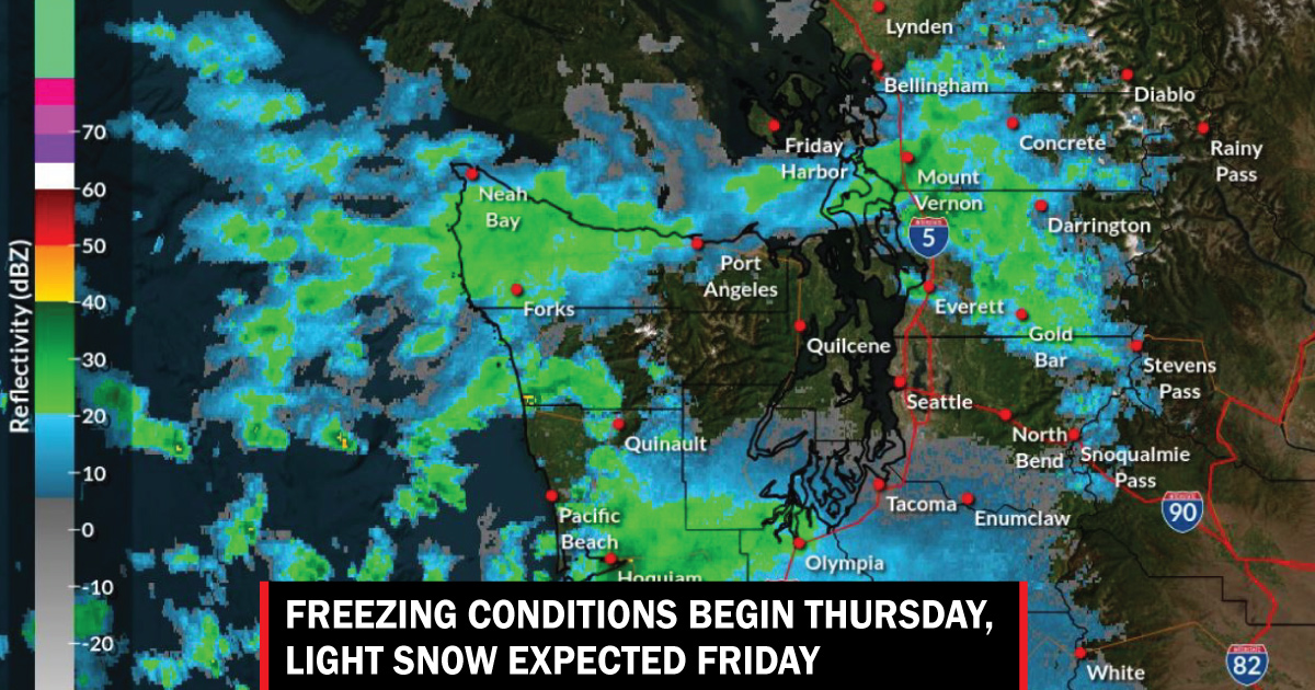 Freezing Conditions Begin Thursday, Light Snow Expected Friday ...