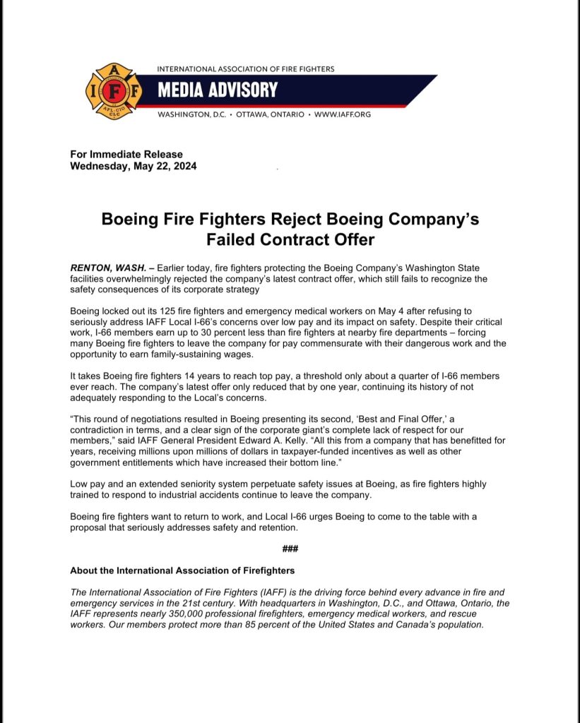 boeing firefighters