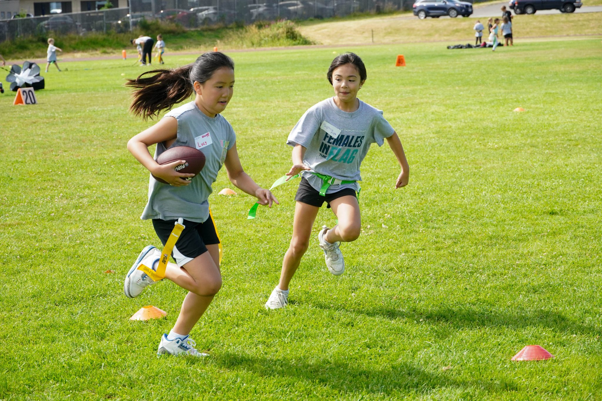 Ymca of snohomish county hosts free girls flag football clinic
