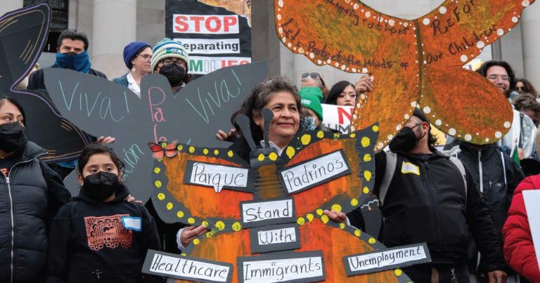 immigrant rally