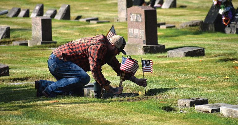 Memorial Day flags