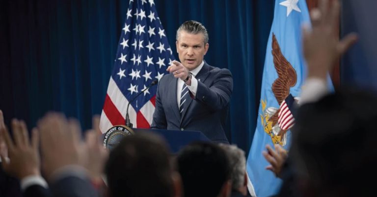 hegseth strikes