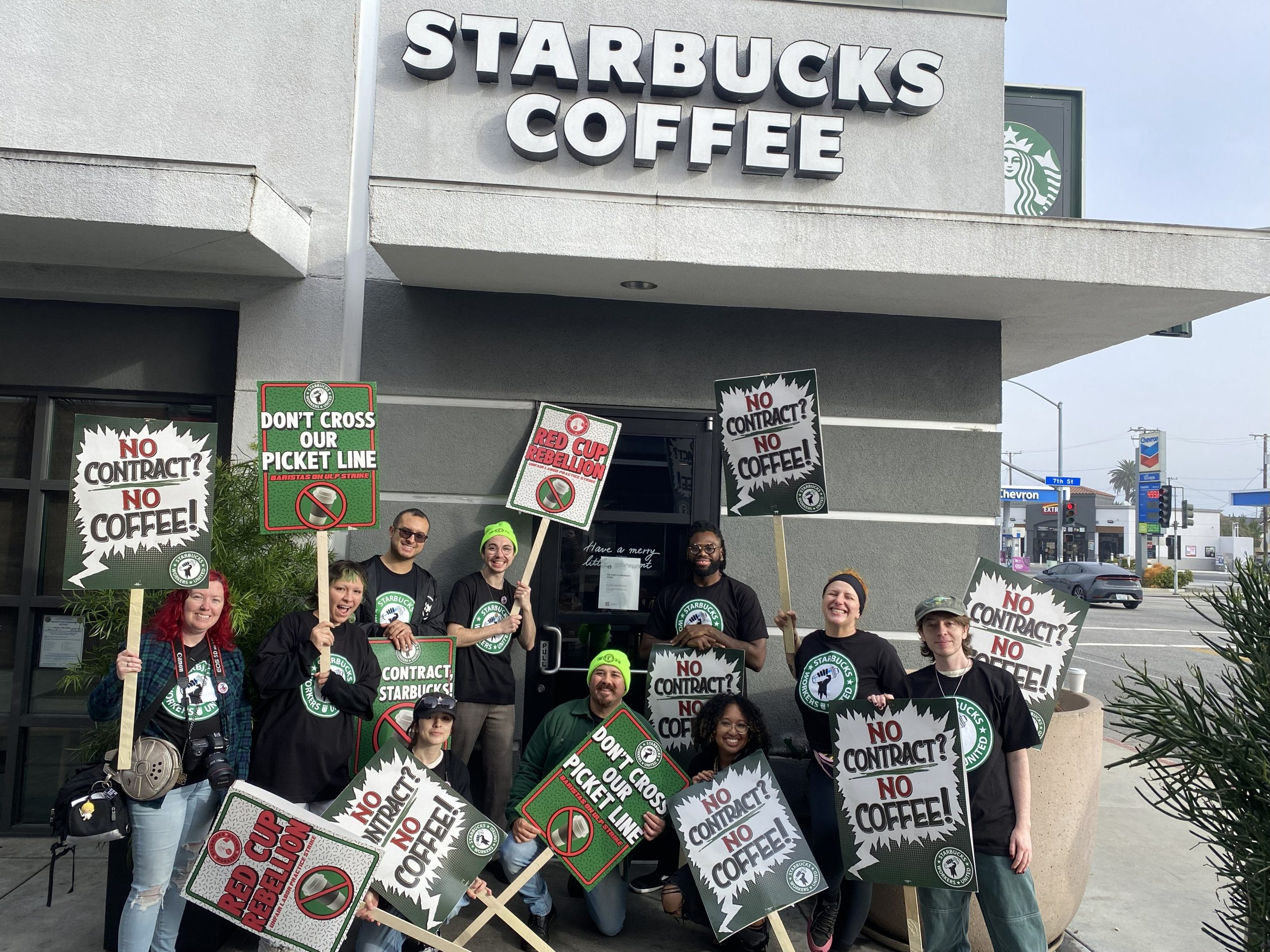 Thousands of Starbucks baristas strike over stalled labor contract negotiations, but company still going strong