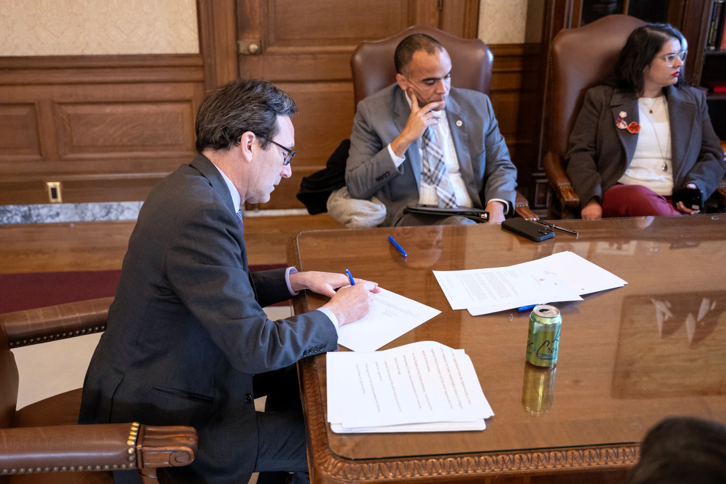 Ferguson and Brown slam administrative warrants, vow to partner with anti-ICE groups