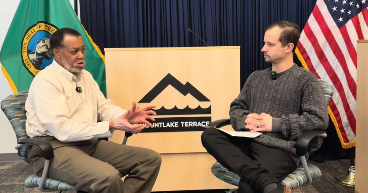 A conversation with Dr Steve Woodard, new Mayor of Mountlake Terrace