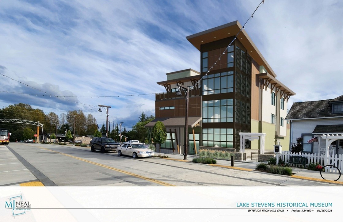 Construction begins on Lake Stevens Historical Museum Building