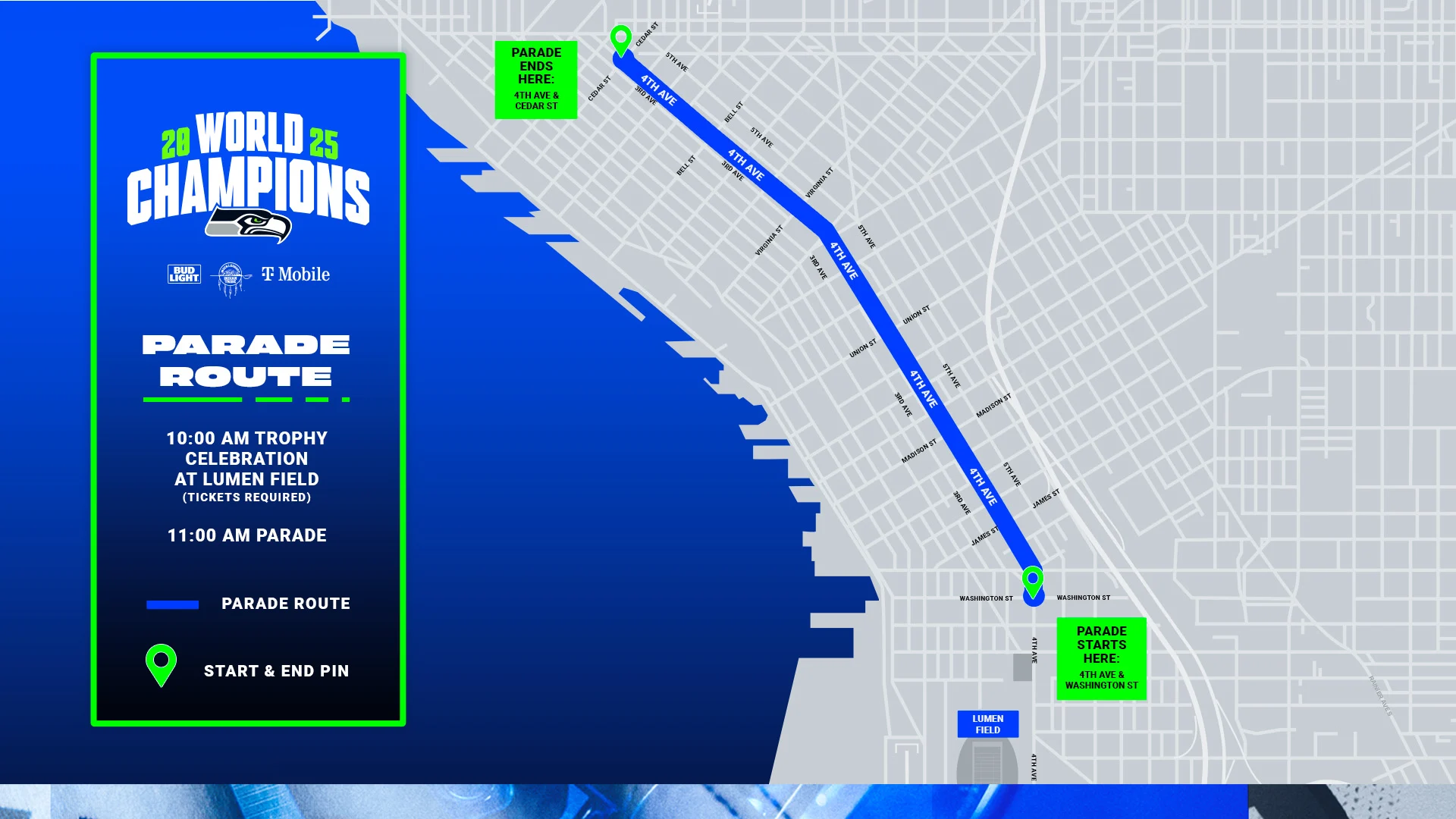 Seattle Seahawks Super Bowl Parade set for February 11