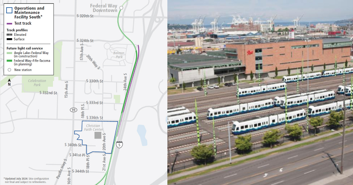 Sound Transit awards $350M Hoffman contract for Operations and Maintenance Facility South in Federal Way