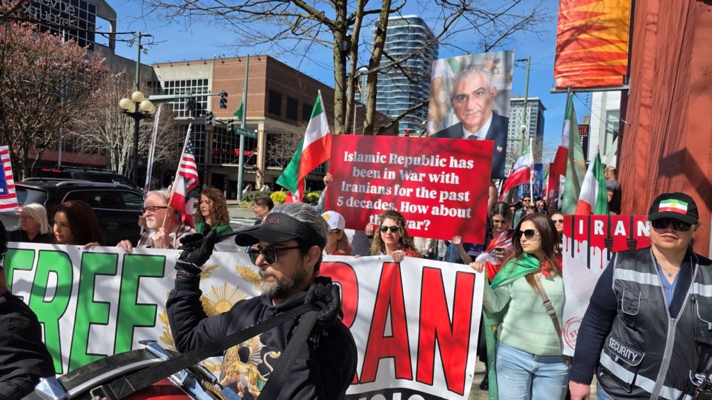 bellevue iran protest